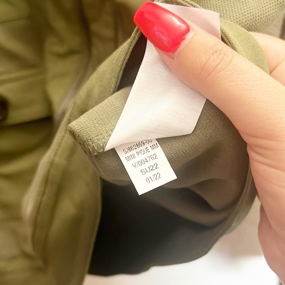 Banana Republic Olive Green Utility Zip Up Business Casual Jacket - Picture 4 of 9